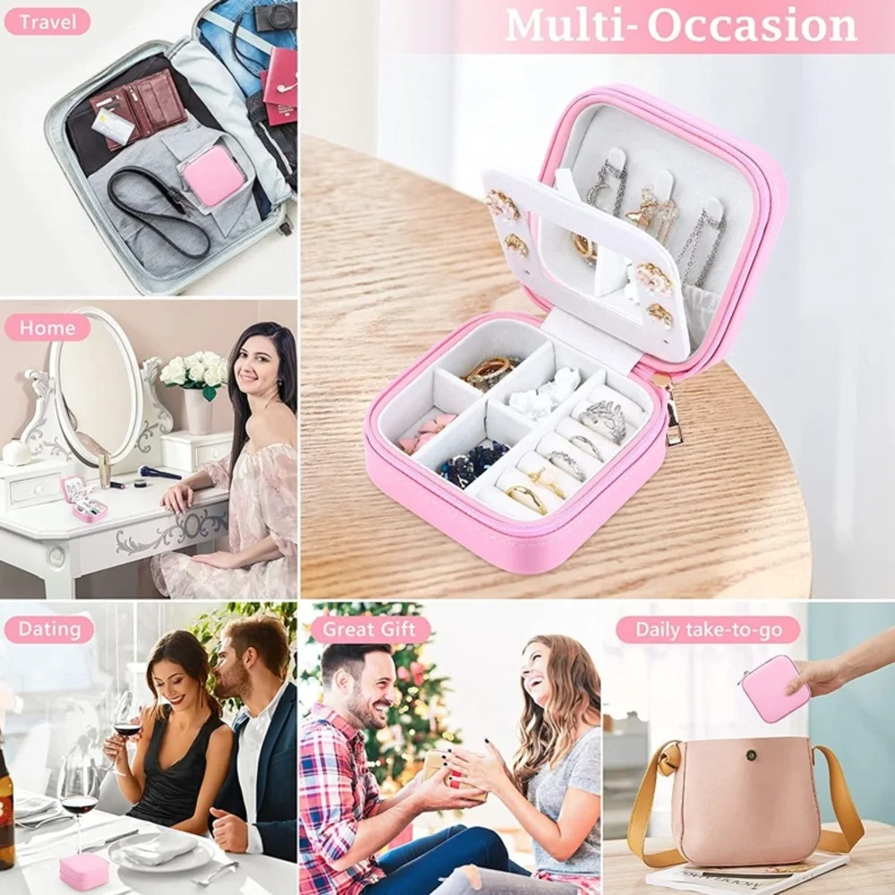 Maliton Mini Jewelry Case in Pink